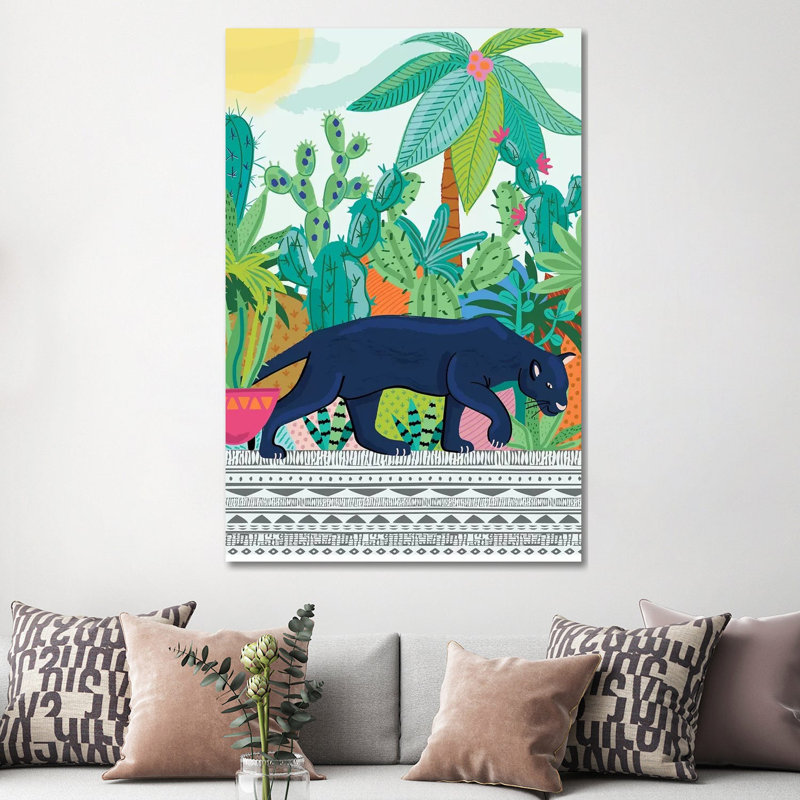 Everyday Walk On The Wild Side Ii by Lisa Whitebutton - Wrapped Canvas Gallery-Wrapped Canvas Giclée, 152.5 cm H x 101.5 cm W