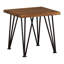 Table d'appoint en bois et métal Zion