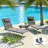 Lounge Chair Cushion,Foldable Chaise Lounge Cushion Set Of 2