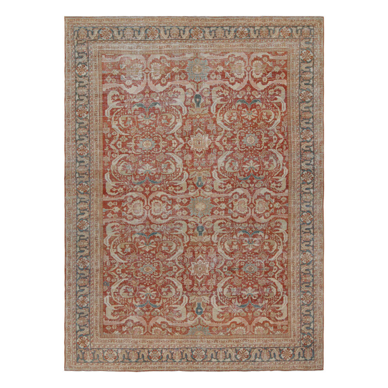 One-of-a-Kind Rectangle 9'9" x 13'2" Hand Knotted Area Rug