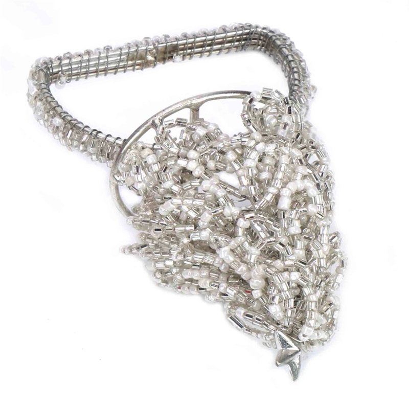 Napkin Ring, Silver/Cream