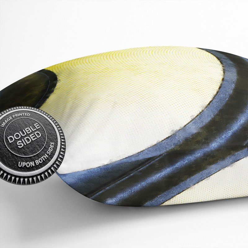 Yellow Speaker Square Throw Cushion, 40cm H x 40cm W x 15cm D