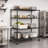 4-Shelf 48"W x 24"D Heavy Duty Adjustable Wire Shelving Unit with Casters-1179369838-1179369833