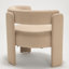 Chaise d'appoint avec pieds en bois robustes-129543158