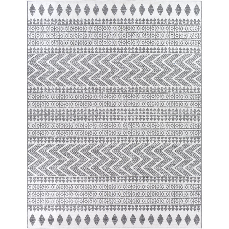 Lipson Geometric Indoor Rug, Rectangle 9'2" x 12'