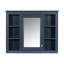 Armoire de salle de bain bleue-130803415