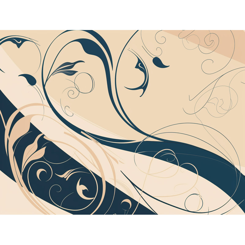 Swirls Shower Curtain - Cool pattern Bathroom Decor, 93"H x 70"W