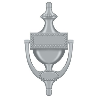 Heurtoir de porte Deltana DKR75U26, corde victorienne en chrome poli