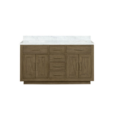 Ensemble de meuble-lavabo double 60 po