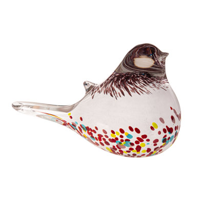 Decorative Bird Glass Table Décor
