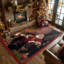 Tapis noir / orange / rouge touffeté à la main North Burnet-Gateway-172221898