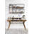 10" Wide Metal Frame 2-Tiered Wall Shelf