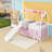 Twin Size Loft Bed With Slide And Playful Accessories-82139607
