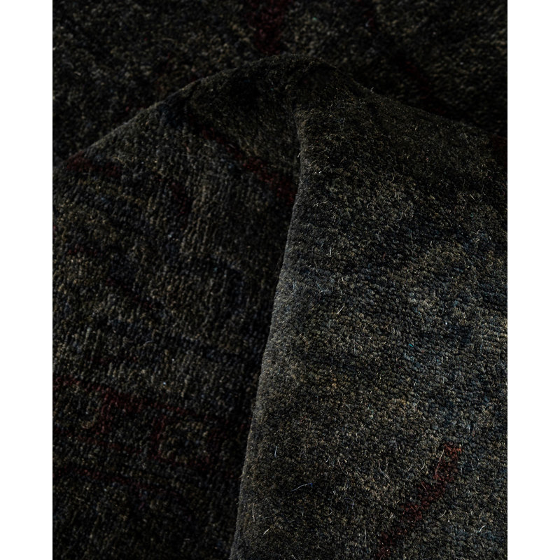 Overdyed One-of-a-Kind 4' 2" x 5' 10" Hand Knotted Area Rug