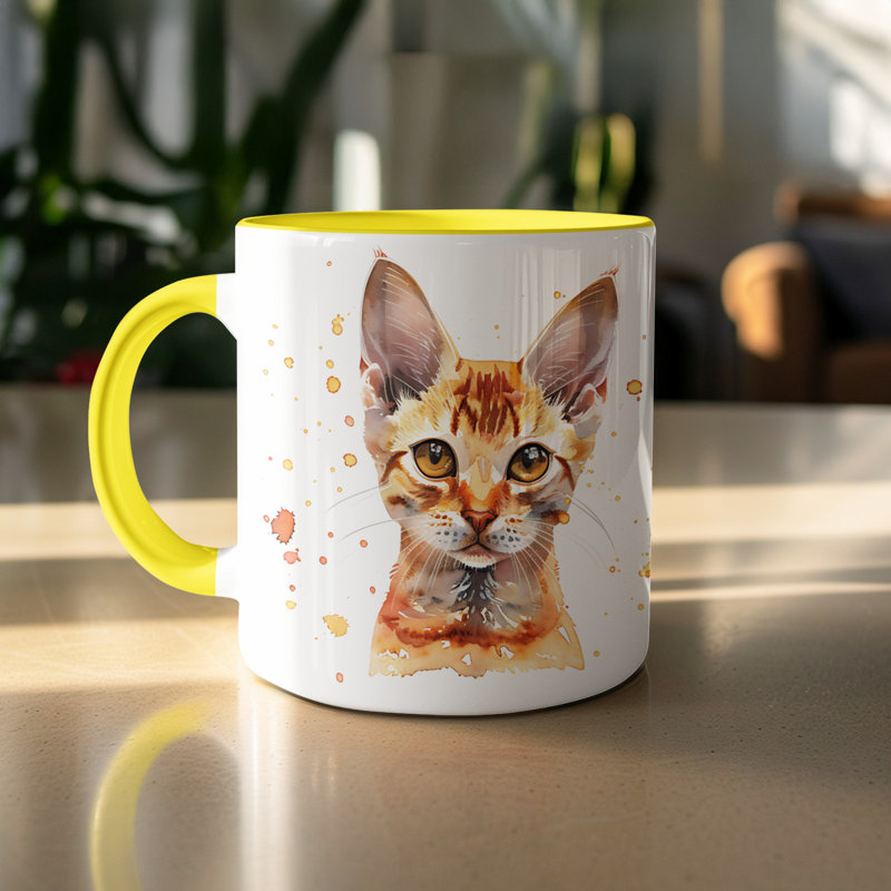 Mug, 1, Yellow