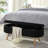 Luxury Oval Boucle Storage Ottoman Bench With Wood Legs, 350Lb Capacity & Safety Hinge For Versatile Use-1426990477