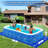 Vinyl Rectangle Inflatable Pool 22'' H x 63'' W x 102'' L