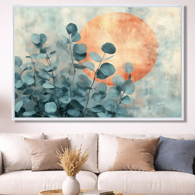 Sage Botanical Canvas, Eucalyptus Wall Art, Eucalyptus Eclipse