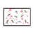 Toile encadrée de bois rustique foncé