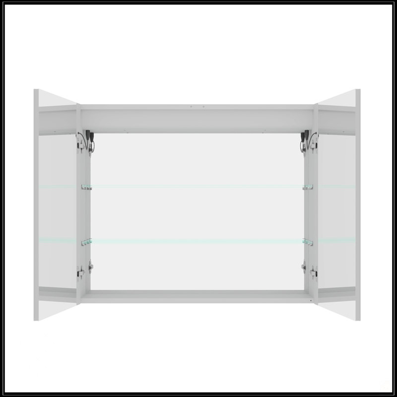 Armoire à pharmacie 36 po x 30 po avec miroir de coiffeuse à DEL