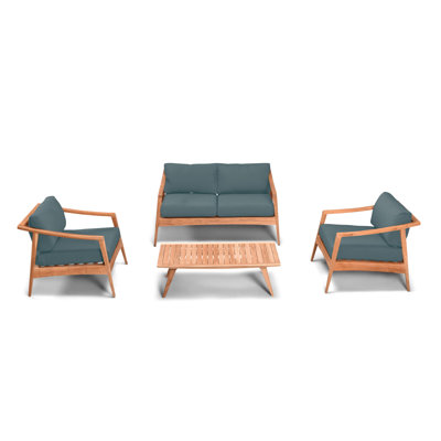 Elswick 4 Piece Sofa Seating Group with Sunbrella Cushions -  Joss & Main, 888E357ADFCD402DB78F48B80E85B8AF