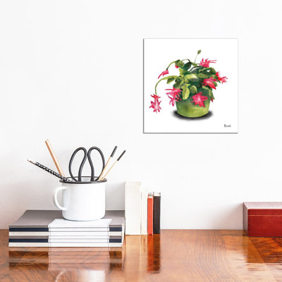 Cactus Flowers VIII by Bannarot - Wrapped Canvas Print