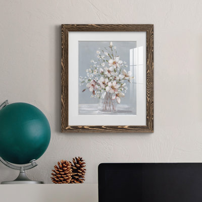 Magnolia Romance - Reproduction d'art sur papier encadrée