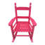 Siège à bascule Rose Red - adapté pour le soutien du dossier en bois franc massif à l'intérieur et à l'extérieur Chaise facile à assembler Fauteuil à poids limité de 110 lb, reposant pour tous les réglages