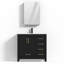 Meuble-lavabo de 36 po avec comptoir d'évier, miroir de rangement mural avec armoire à pharmacie de 20 po, robinet et drain-859728289-859728290