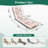  Outdoor Indoor 3'' Lounge Patio Cushion Coquette aesthetic seamless bow striped white pink Trendy Water-Resistant Chaise Lounge Cushion for Chair Patio Furniture Seat Cushion