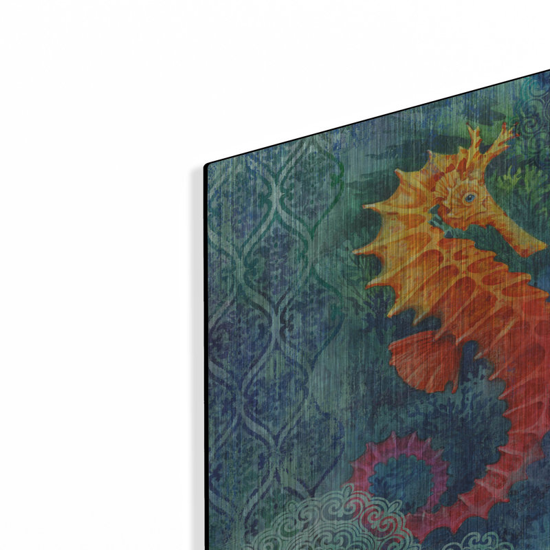 «Seahorse Batik» par Paul Brent, H 16 po x l 24 po
