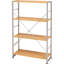 Vineleaf 119cm H x 80cm W Aluminium Etagere Bookcase-37190129