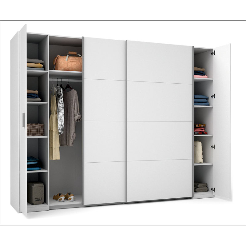 Boryan 4 Door Laminate Wardrobe