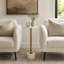 Table de bout en marbre Layla - Table d'appoint parfaite pour tout salon, chambre à coucher ou bureau-781131953