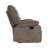 Bernardine 58.5" Modern & Contemporary Microfiber Manual Reclining Sofa with Wall-Hugger Design & Tab Pull Motion