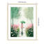 «Walking Through Tulips in the Rain» par Incado Wood, reproduction d'art encadrée-100672737