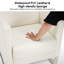 Backwash Shampoo Ceramic Bowl and Chair Set for Salon and Hair Stylist, Adjustable Shampoo Station-2040113134