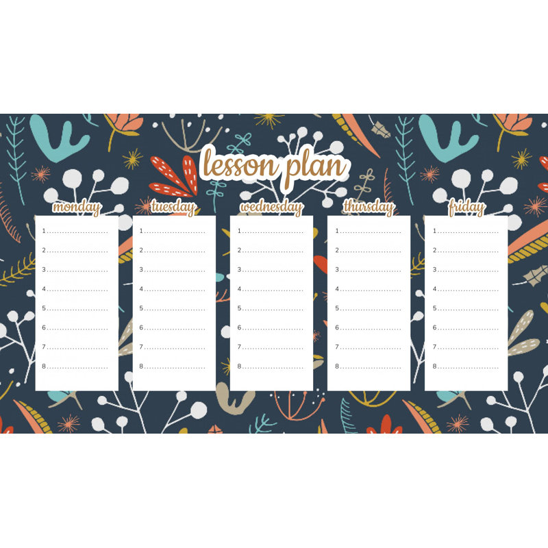 Magnetic Lesson Plan Forest Symbols