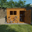 Solid Wood Shiplap Pent Garden Shed-121676397