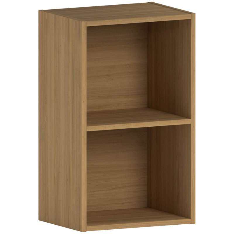Gerardi 32cm W Standard Bookcase, Oak, 54 cm H x 32 cm W