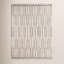 Hand Knotted Wool Geometric Area Rug in Beige/Ivory-1849419872