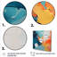«Colorful Abstract Expression I», art mural abstrait pour le salon-1443039479-1443039243
