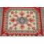 Tapis oriental géométrique Kazak rouge 6 x 10
