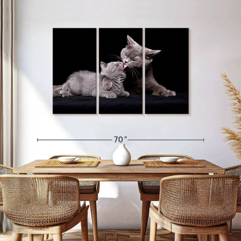 «Brampt Cat Mother's Love», H 36 po x l 57 po