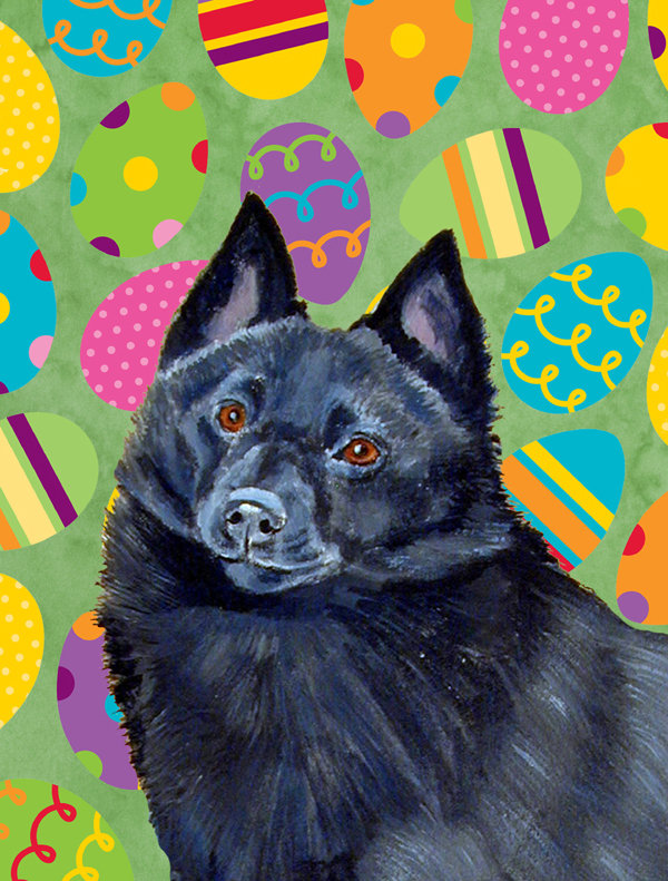 Drapeau de jardin Atara, Schipperke