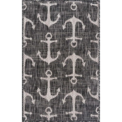 Tapis gris anthracite intérieur / extérieur Glidden