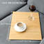 Table avec accoudoirs pour canapé - Table à accoudoirs pour canapé flexible / pliable, parfaite pour les boissons et les collations