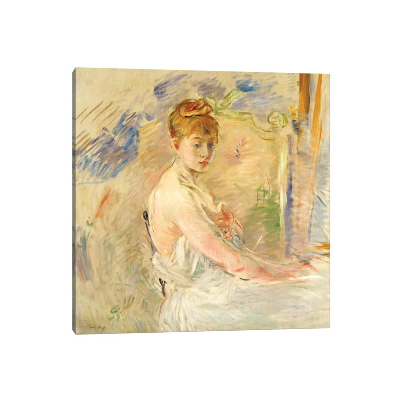 Young Girl Getting Up (Mademoiselle Euphrasie), 1886 by Berthe Morisot - Wrapped Canvas Painting
