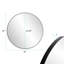 Miroir rond noir brossé Van Buren-675191306