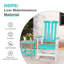 Chaise berçante d'extérieur en PEHD Aoodor-1870344038